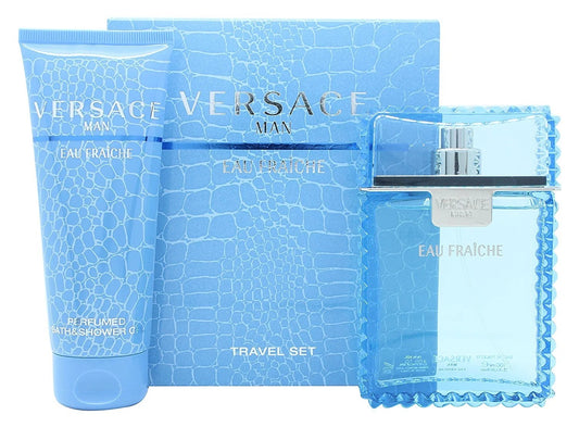 Versace Eau Fraîche set de perfume + gel CABALLERO